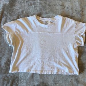 BASIC WHITE CROP TOP